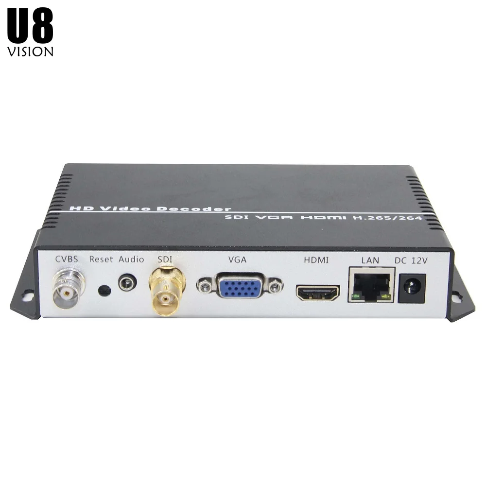 

U8Vision H.265/H.264 SDI Video Decoder for Network Streaming Decode like RTMP/RTSP/UDP/HTTP