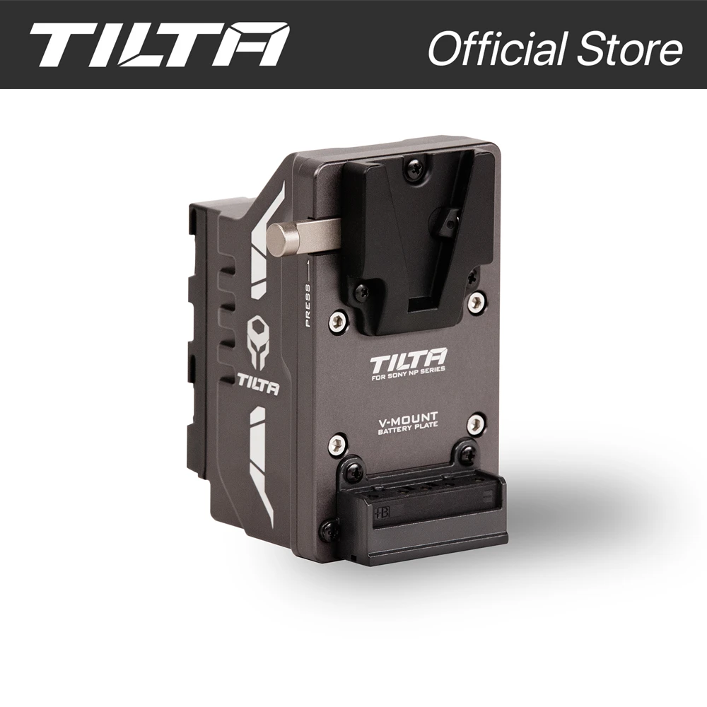 Tilta V Mount Batterijplaat Voor Z Cam Camera 'S Voor Sony L-Serie Naar V-Mount Adapter Batterijplaat Type I Tiltaing Grijs TA-ABP-G