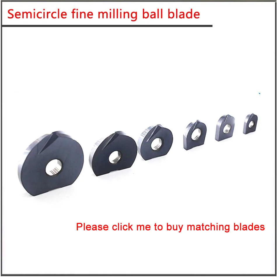 Alloy Steel Precision T2139 Ball End Profiling Milling Cutter R5 R6 R8 R10 R12.5 for Spherical CNC Machining Holder