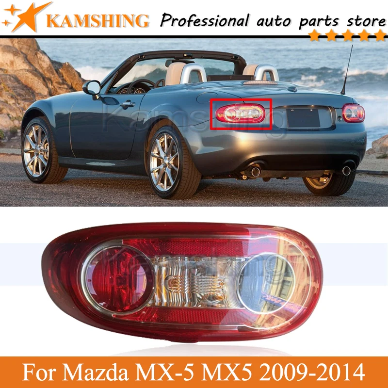 

Kamshing Rear Tail light lamp For Mazda MX-5 MX5 2009-2014 Rear Brake Light Taillight Tail lamp head Lamp head light Taillight