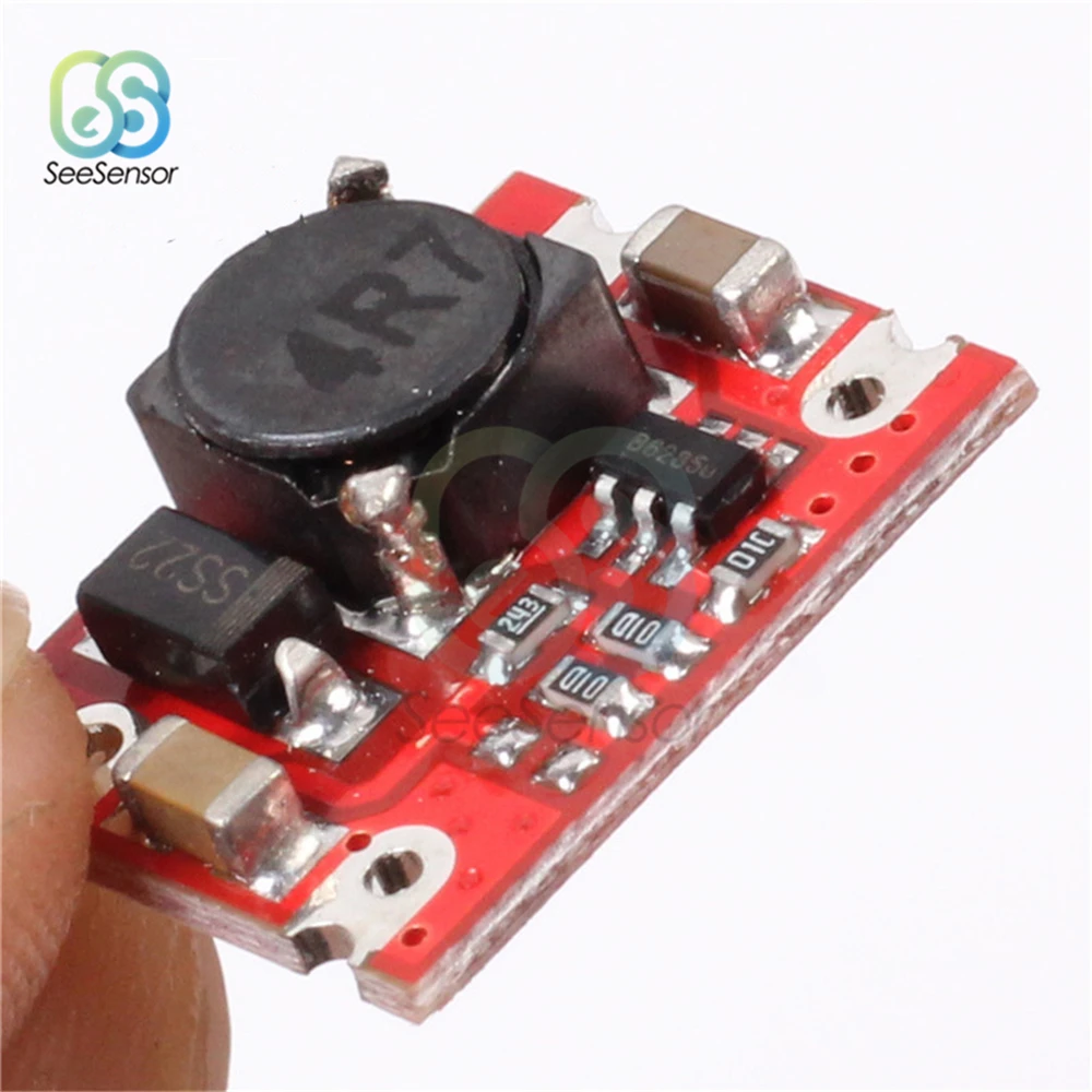 DC-DC 2V-5V ถึง5V Step Up Boost โมดูลแรงดันไฟฟ้า Converter Board 2A คงที่สำหรับแห้งแบตเตอรี่ลิเธียมบอร์ด