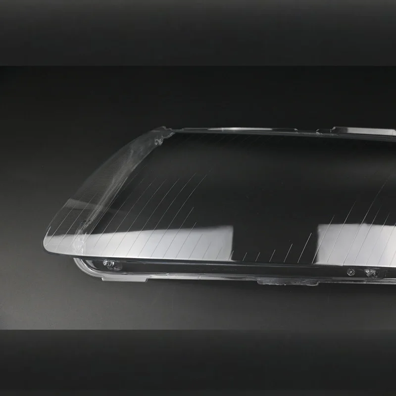 For Audi A6 C6 2006-2011 Headlight Lampshade  Transparent Headlight Lens Left and Right Lampshade Cover Lens Light Protection