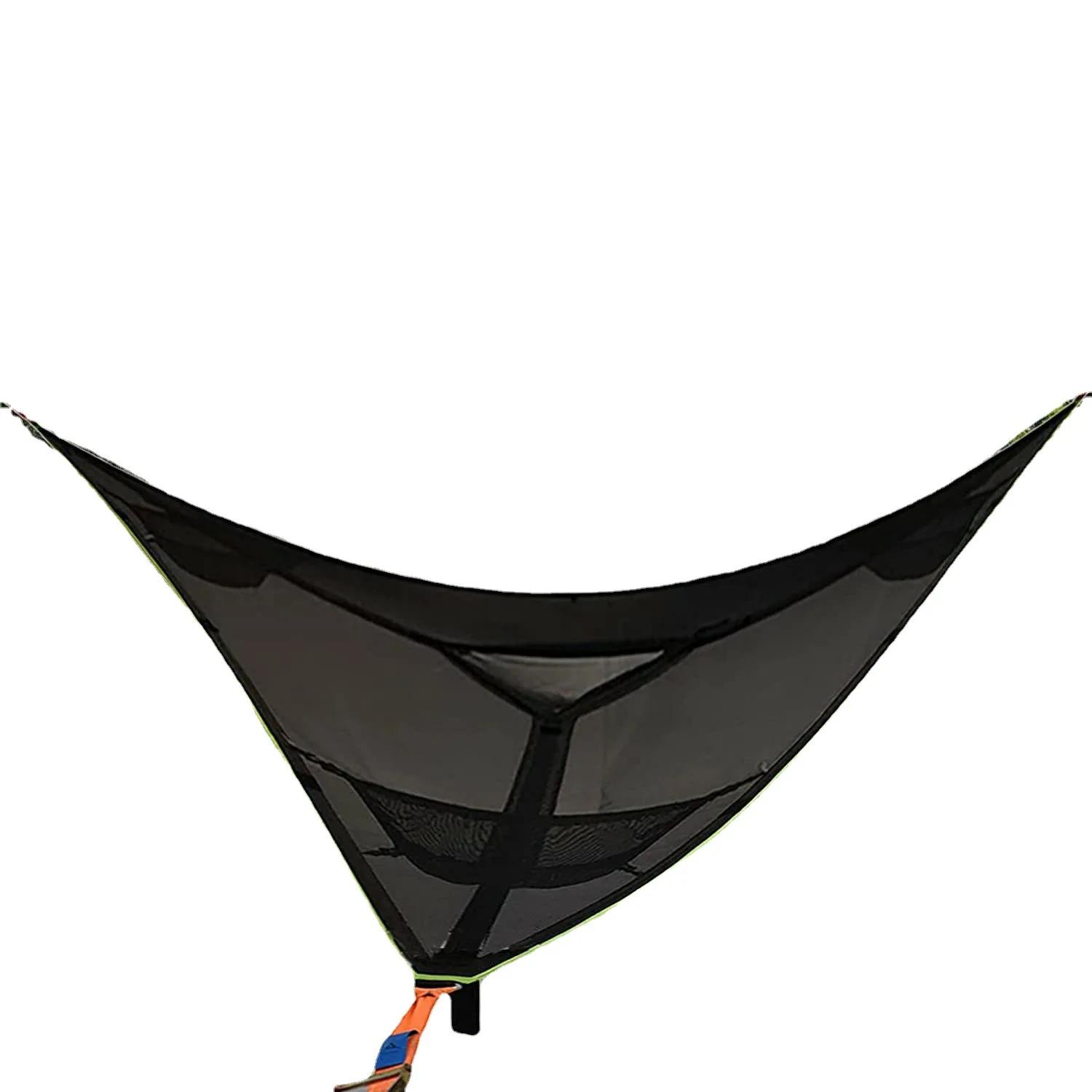 3 person tree hammock-3 point design, heavy ratchet and strap aerial cushion-hammock tree house aerial tent