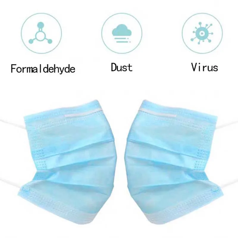 Disposable Mask Anti Dust Masks filter 3Layer Face Mask add Anti Splash Mask Protective Face Shield Mask