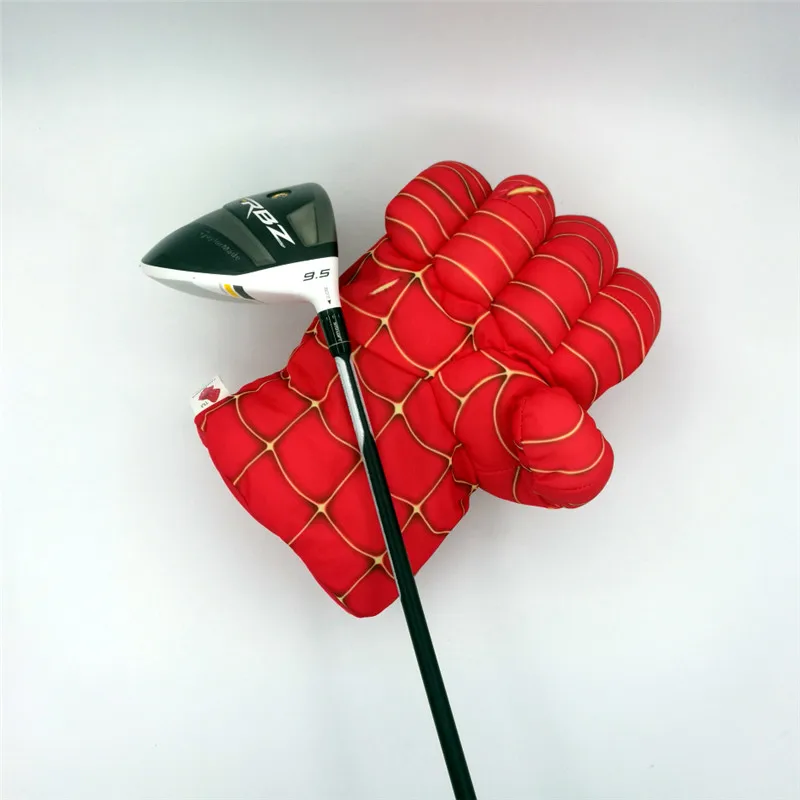 Spider Web The Fist Golf Driver Headcover 460cc Boxing Wood Golf Cover Golf Club Accessories Novelty Great Gift