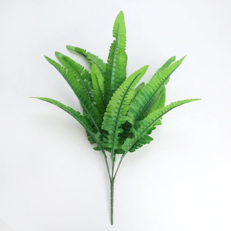 Artificial Fern Grass Green Plant, Artificial Persia Leaf, Flower Wall Hanging Plant, Home Wedding Party, Shop Decoration