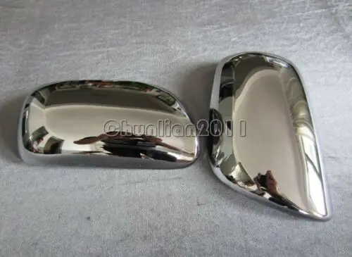 

Chrome Rearview Side Mirror Cover Trim for Toyota 09-11 Corolla Matrix 07-11 Yaris 04-09 Prius