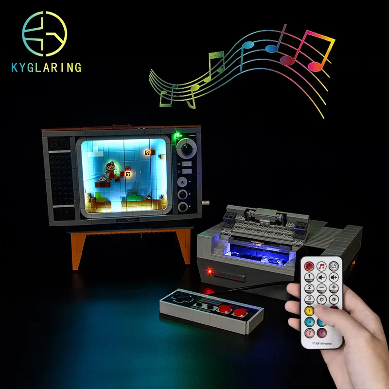 Kyglaring Led Lighting Set DIY Toys For 71374 NES Red And White Machine (Not Included Building Blocks)