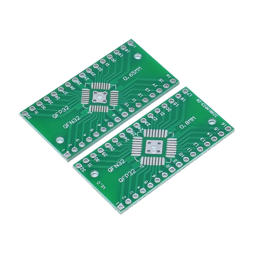 QFN TQFP LQFP FQFP 32 44 48 56 64 80 100 turn DIP/SMD to DIP IC adapter Socket TSSOP SOIC SSOP Board Converter Plate 0.5mm 0.8mm