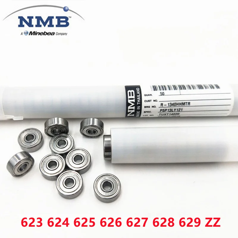 

50pcs NMB High Speed Bearing R-1030ZZ R-1340HH R-1650HH R-1960ZZ R-2270ZZ R-2480KK R-2690ZZ 623 624 625 626 627 628 629 ZZ