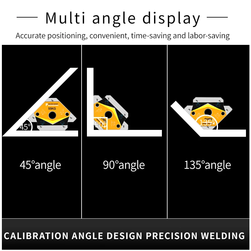 Strong Magnetic Welding Angle Holder Iron Suction Welding Right-Angle And 90-Degree Welding Positioner Welding Auxiliary Tools