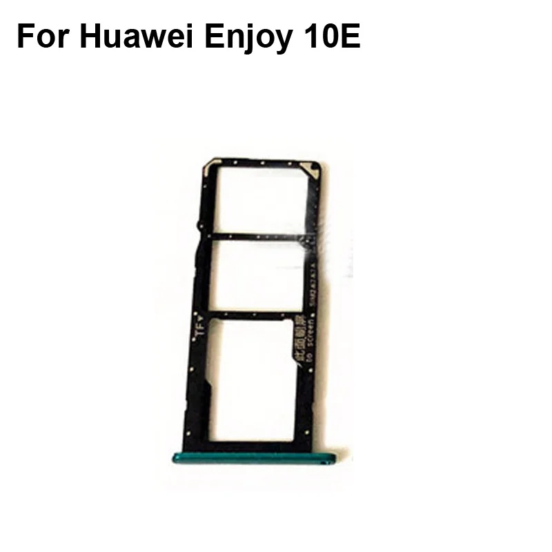 2PCS For Huawei Enjoy 10E AMN-AL10 New Tested Sim Card Holder Tray Card Slot Sim Card Holder Replacement Enjoy10E 10 E