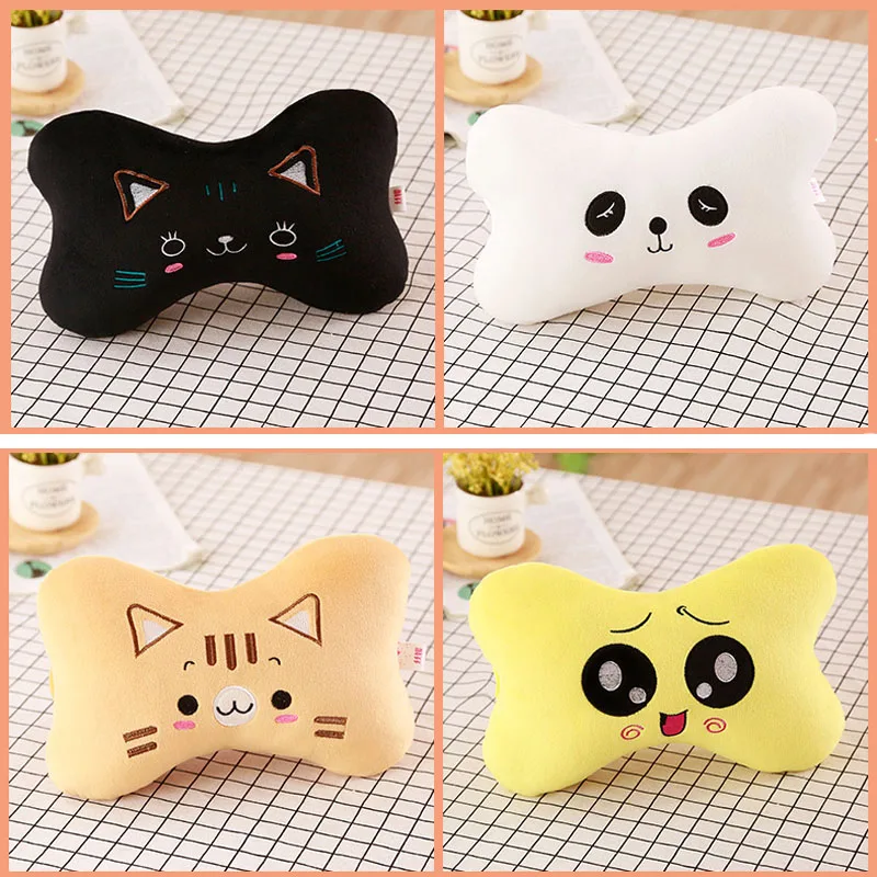 Car Neck Pillow Cartoon Cute Animal Travel Pillow Safety Car Seat Cushion Cover Neck Support Headrest Auto Interior Accessories