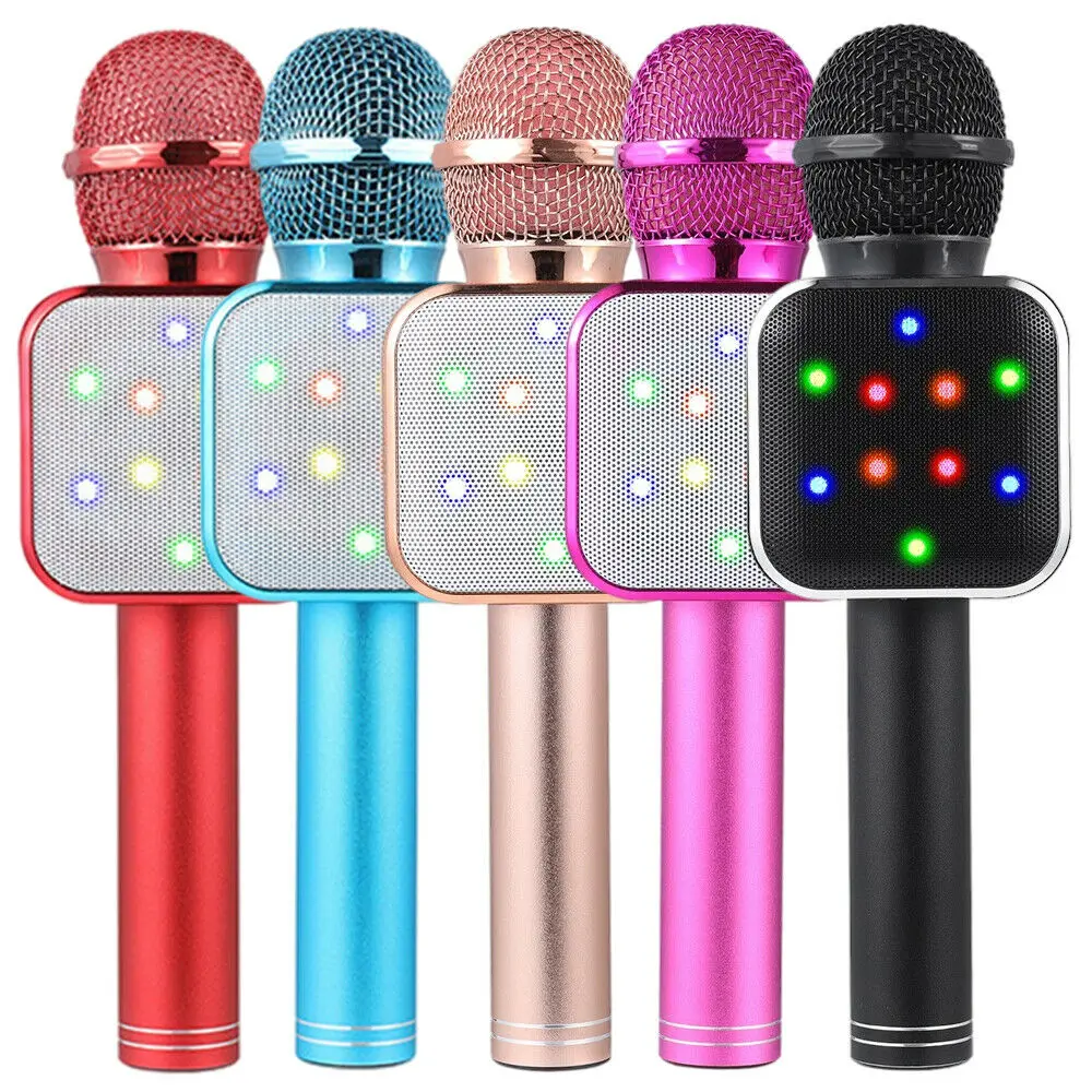 Mini Wireless Microphone for Smartphone Consumer Electronics Speakers Handheld Karaoke Condenser Speaker Home Ktv Player