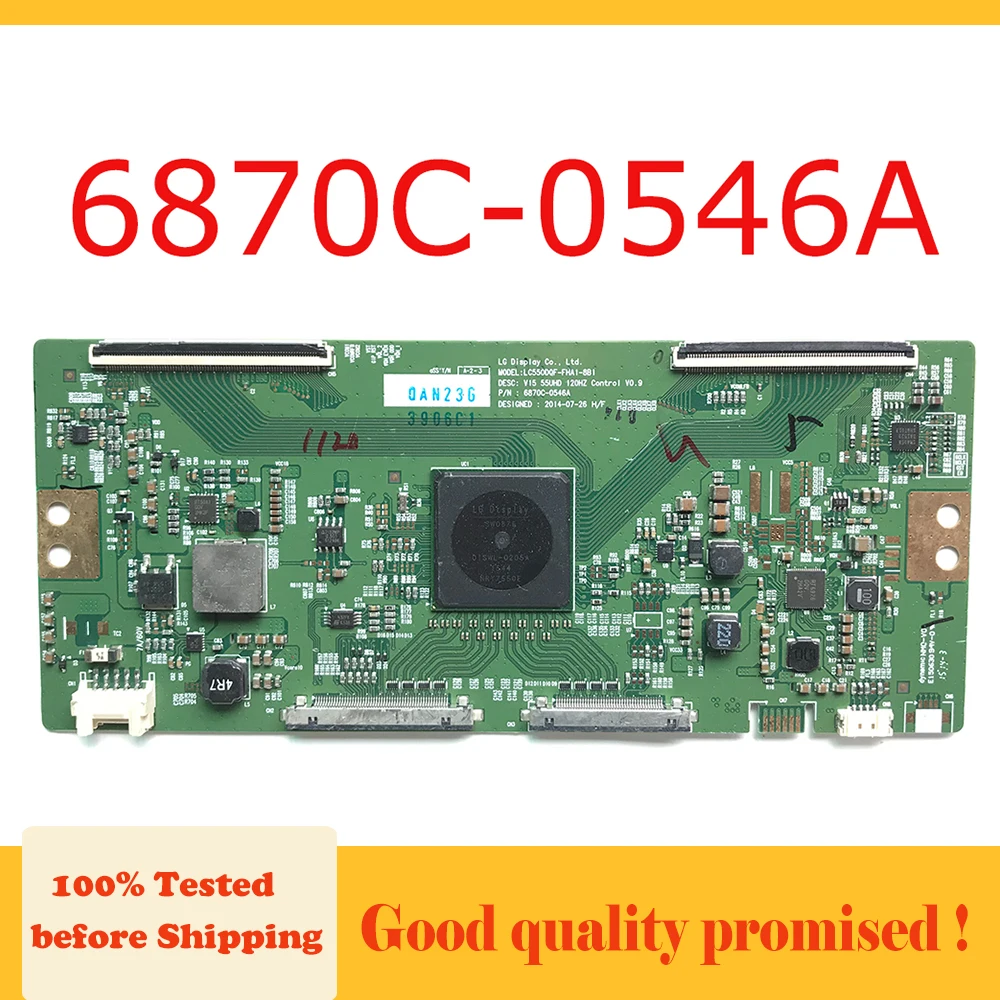 6870C-0546A Original T-CON for X3-55 L553LN TCON Board 6870C 0546A for Screen LC550DQF-FHA1-8B1 ... etc. placa tv lg free ship