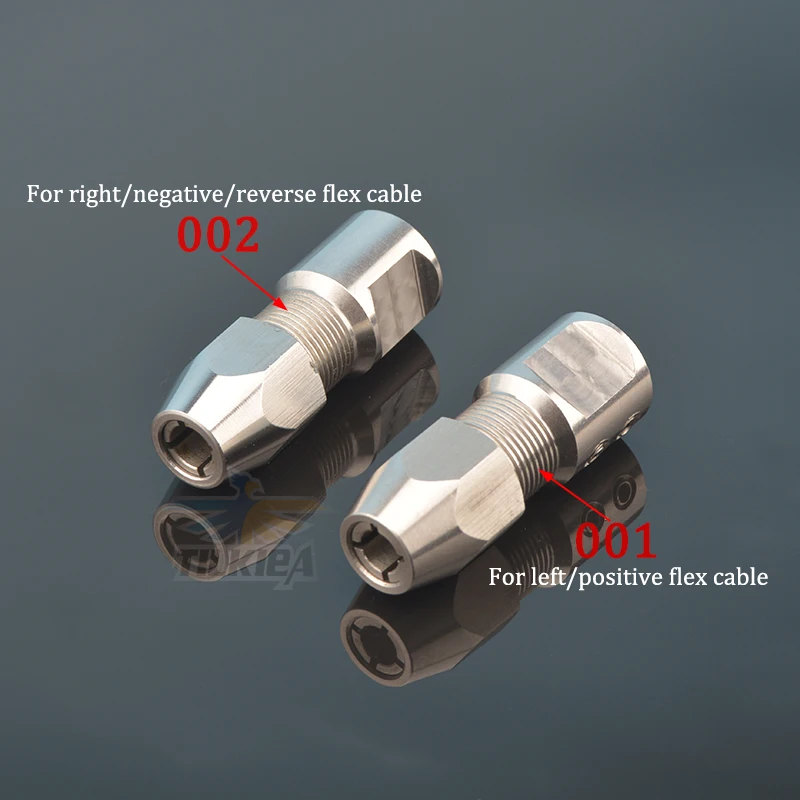 RC Boat Flexible Coupling CNC Stainless Steel 5mm/6mm/8mm/10mm*6.35mm Left/Right Flex Collet Coupler