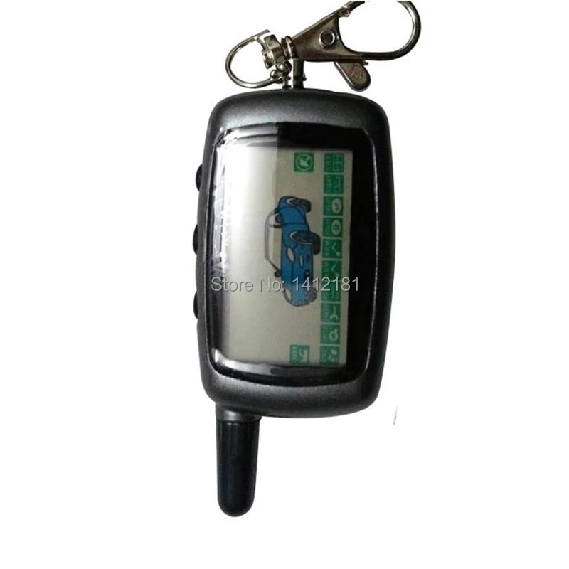 Wholesale Russian A9 LCD Remote Control Key For Starline A9 A8 A6 Keychain Twage Two Way Car Alarm KGB FX-5 FX5 jaguar ez-Beta