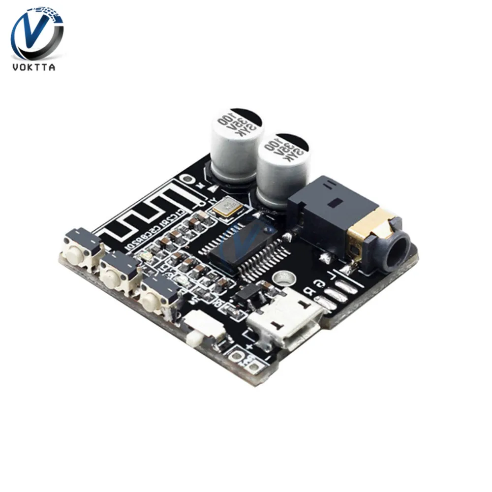 VHM-314บอร์ดรับสัญญาณบลูทูธบลูทูธ5.0 4.1 Mp3ถอดรหัส Lossless สเตอริโอบอร์ดปุ่ม ULN2003โมดูล