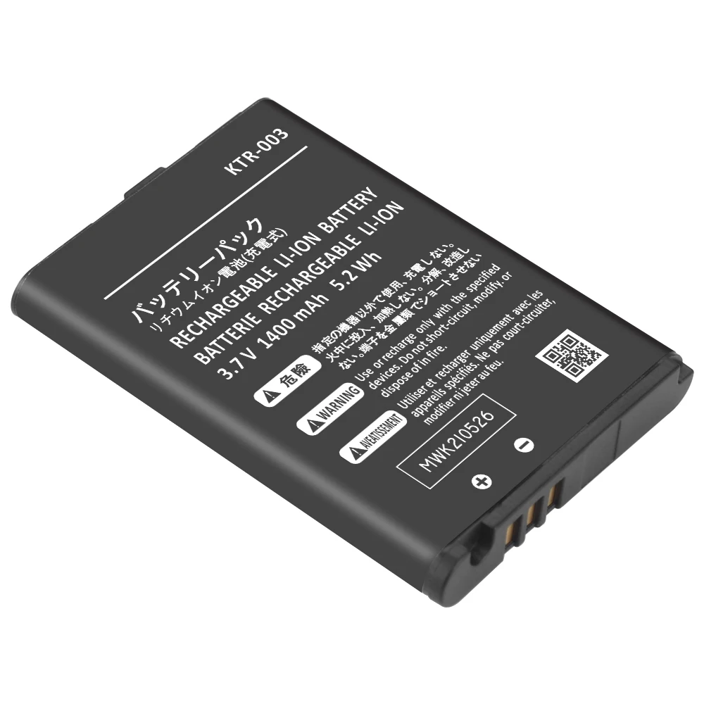 1 قطعة 1400mAh KTR-003 بطارية ل جديد نينتندو 3DS N3DS بطاريات
