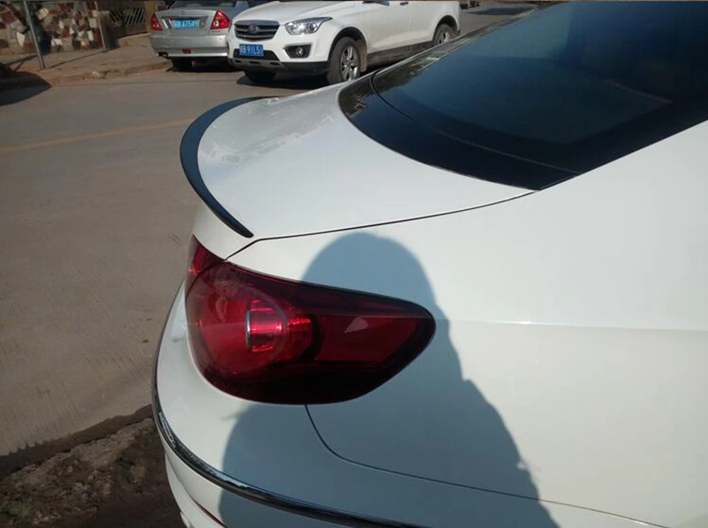 For Volkswagen Passat CC 2009 2010 2011 2012 2013 2014 2015 2016 ABS Material Unpainted Primer Tail Wing Rear Spoiler