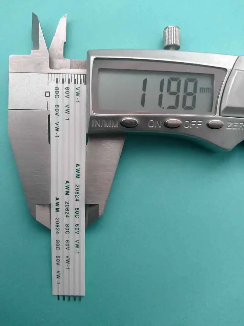 2.0 الملعب 5pin 12 مللي متر عرض طويل 80 مللي متر G نوع الشريط المسطح ffc كابل