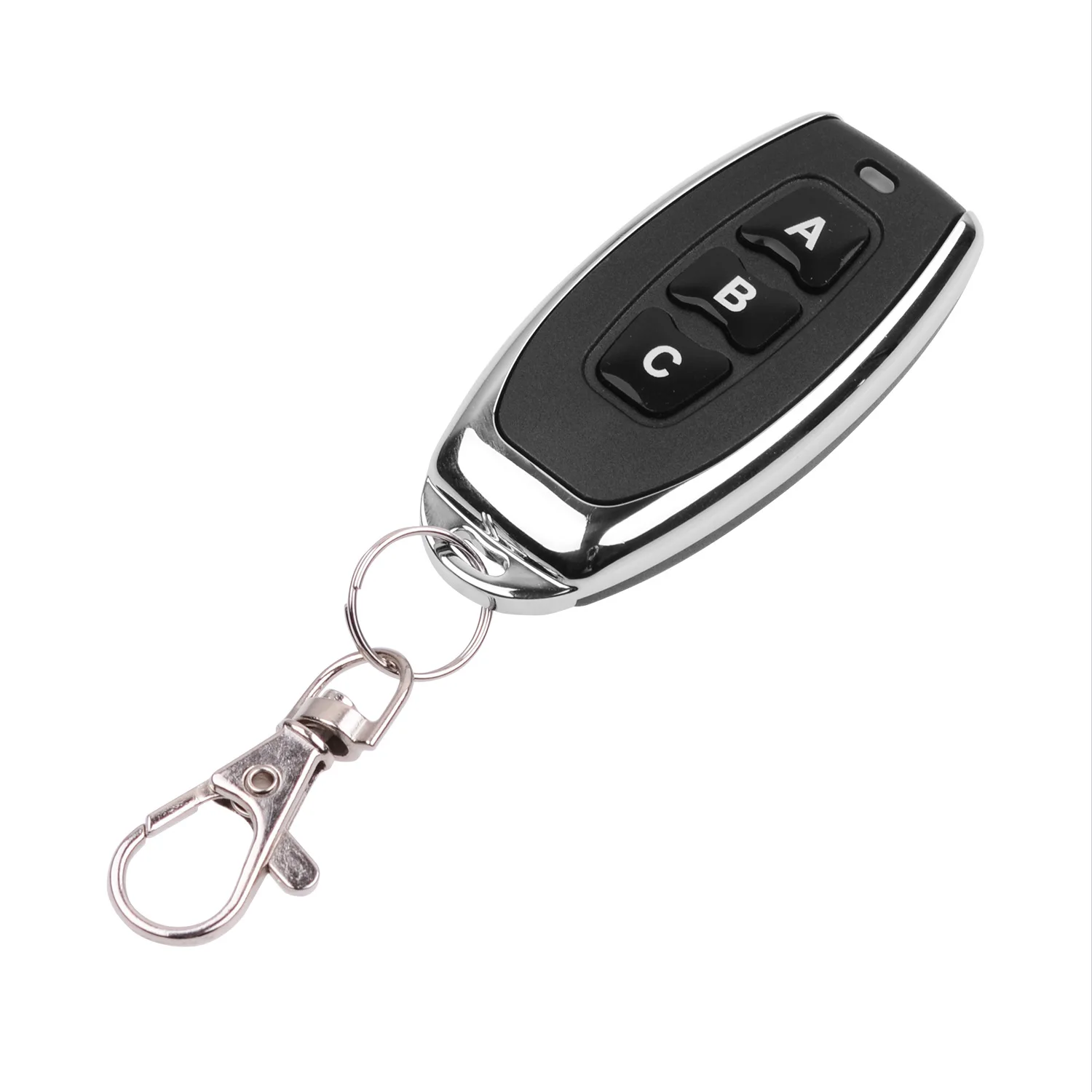 Rubrum 433MHz RF Remote Control Learning Code EV1527 Button Smart Home Transmitter For Led Light Car Gate Garage Door Alarm Key