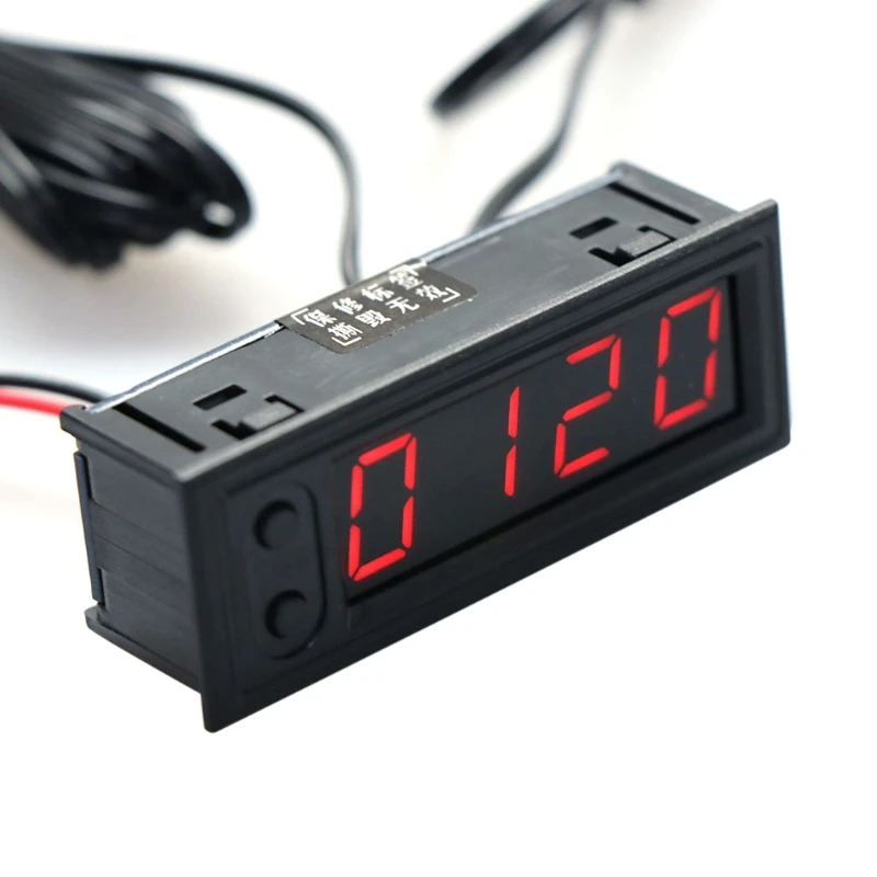 DIY Multifunction Clock Car Temperature Battery Voltage Monitor Voltmeter DC 12V