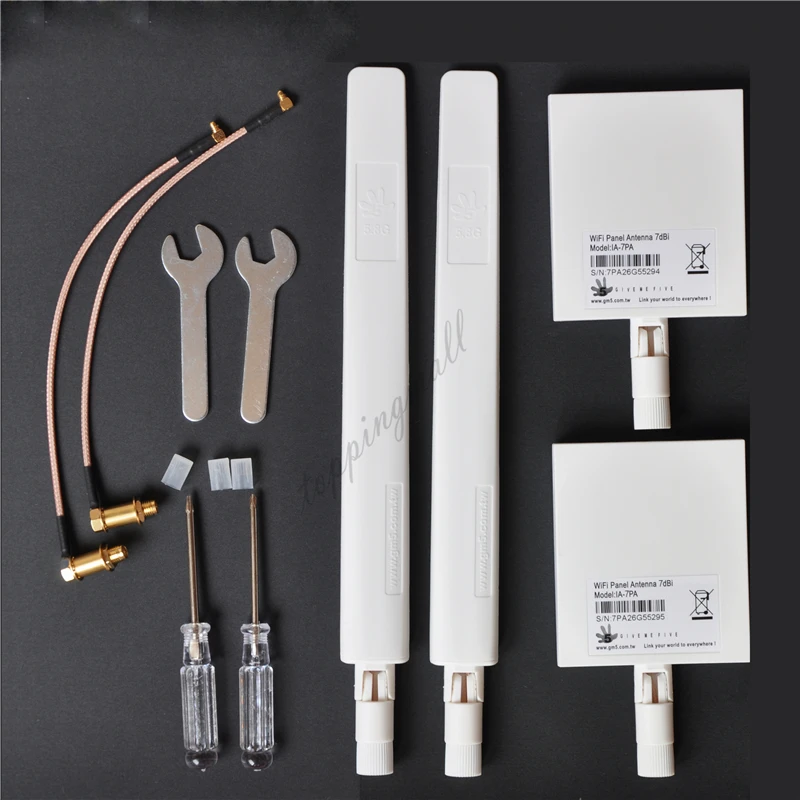 2.4G 7dBi *2 5.8G 10dBi *2 WiFi Range Extender Antenna Combo Booster Amplifier for  Phantom 4 PRO & PRO