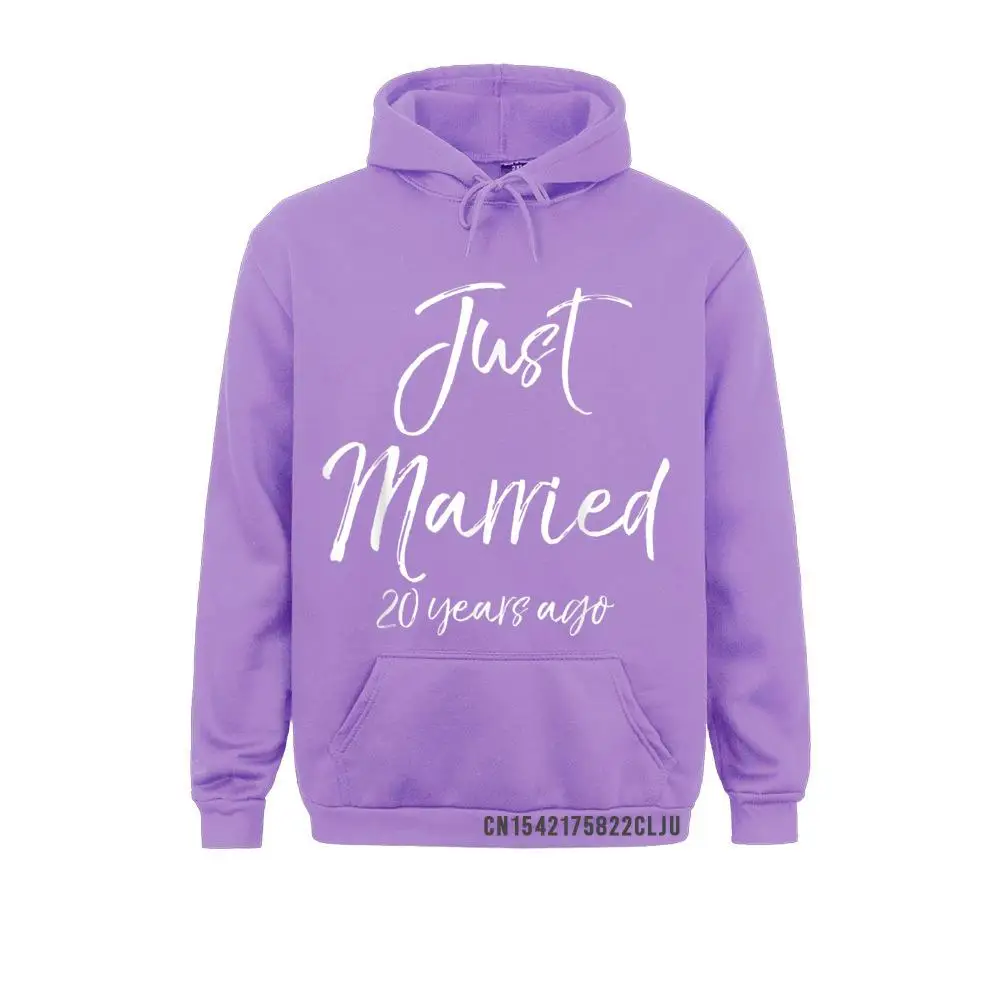 Hoodies Sportswears Funny 20th Anniversary Gifts Cute Just Married 20 Years Ago Lovers Day Men Sweatshirts Unique High Quality