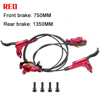 ZOOM HB875 MTB Hydraulische Remmen Fiets Hydraulische Remklauw Set 800/1400mm Schijfremmen Voor Mountainbike Met Rotor 160mm Fietsen