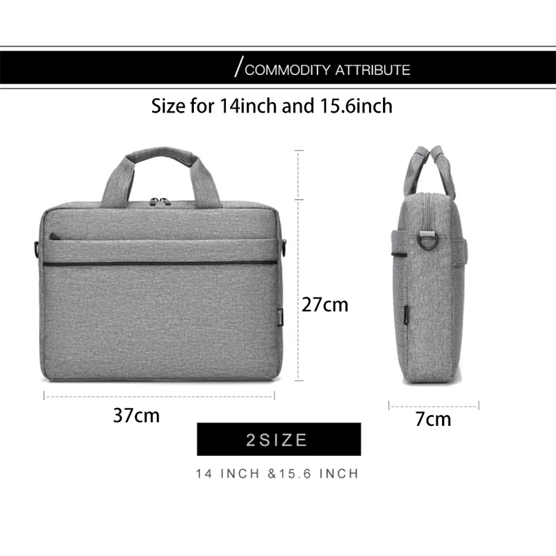 Universal Laptop Bag Sleeve for 14 15.6 16 Inch PC Case Computer handbag Messenger Shoulder Pouch Briefcase