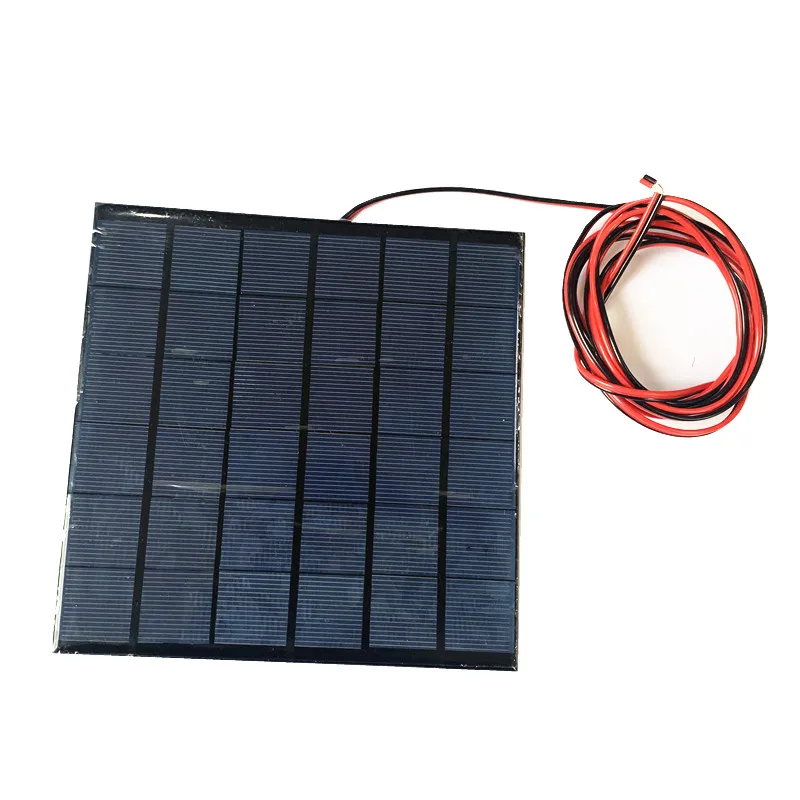 6V 4.5W 6W 10W 9V 4.2W 10W Solar panel/DIY Solar system with Solar min battery charger with battery display DIY KIT PH 2.0 Cable