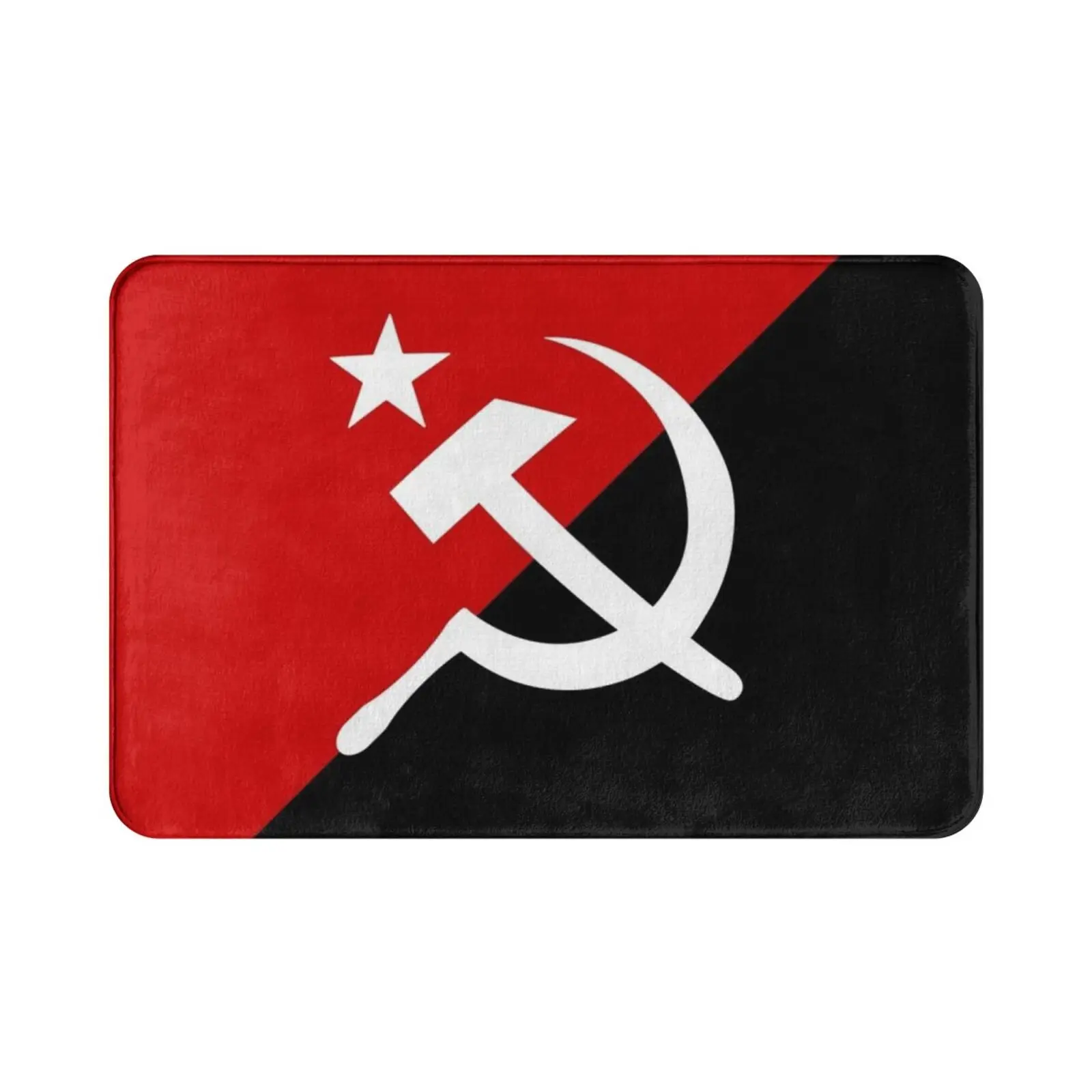 Hammer&sickle Carpet Mat Rug Cushion Soft Non-Slip Hammer Sickle Communism Communist Socialist Socialism Ussr Union