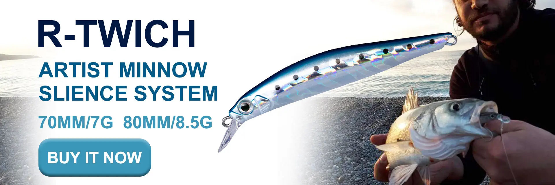 Hunthouse Barret Minnow 7g/12g/25g/40g/60g/90g/120g Easy Shiner Angelköder Weicher Köder Jig-Köder für Barsch und Hecht Leurre Souple – Detail 20