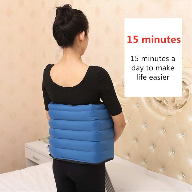 Air Pressure Therapy Compression Massager Vibration 6 Air Chambers Leg  Arm Waist Pneumatic Air Wraps Relax Pain Relief Massager