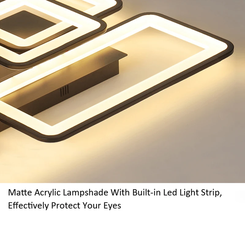 LED Chandelier Modern Ceiling chandeliers Lighting Lustre For Living Room Bedroom kitchen With Remote Control Light Fixtures