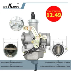 KELKONG PZ30 Carburettor 30mm Accelerating Pump Racing 200cc 250cc For Keihin ABM IRBIS TTR  Carburador Motorcycle Карбюратор 26