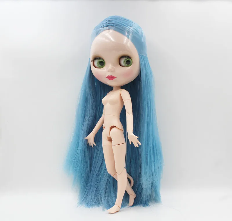 

Free Shipping big discount RBL-853J DIY Nude Blyth doll birthday gift for girl 4color big eye doll with beautiful Hair cute toy