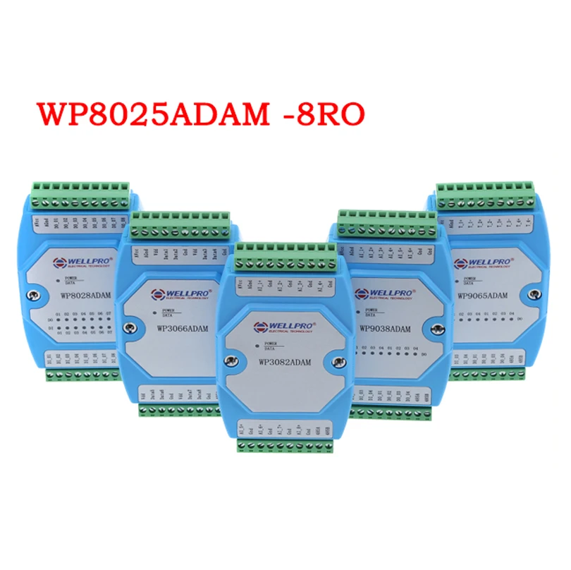 

Релейный модуль 8-канальный нормально разомкнутый с протоколом MODBUS RTU ptz-камеры RS485 communication-WP8025ADAM