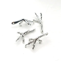 10Pcs Silver Color Eagle Claw Charms Animal Paw Pendant Making Metal Choke Handmade Jewelry Supplied DIY Craft Handmade Silver