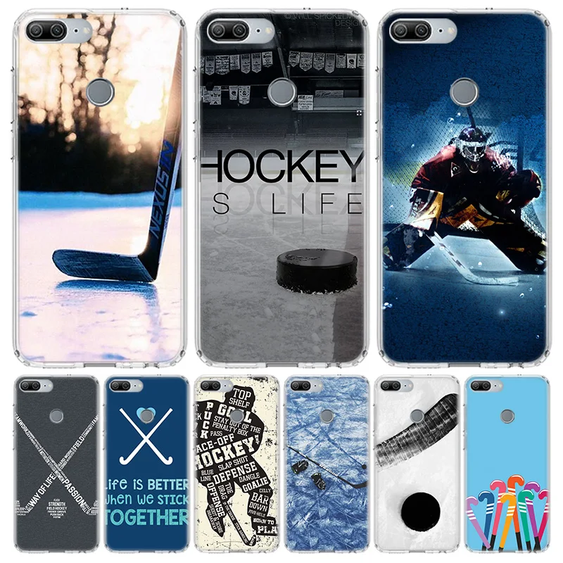 ice Hockey sport Soft Phone Case For Huawei Honor 10 Lite 9 20 8S 8X 9X Y5 Y6 Y7 Y9S P Smart Z 2019 7A 7X 8A Pro Coque Cover