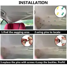 DIY Roof Lining Repair Kit 60 Pcs #6