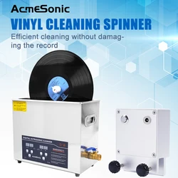 ACCUSONIC máquina de limpieza ultrasónica, limpieza de discos conveniente, combinación de discos de vinilo de C630 y máquina de limpieza de discos