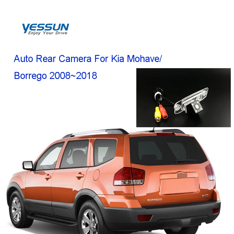 

Камера заднего вида для Kia Sportage R Carens Borrego Sorento Opirus K3 Ceed для Kia Mohave Borrego 2008 ~ 2018 камера заднего вида
