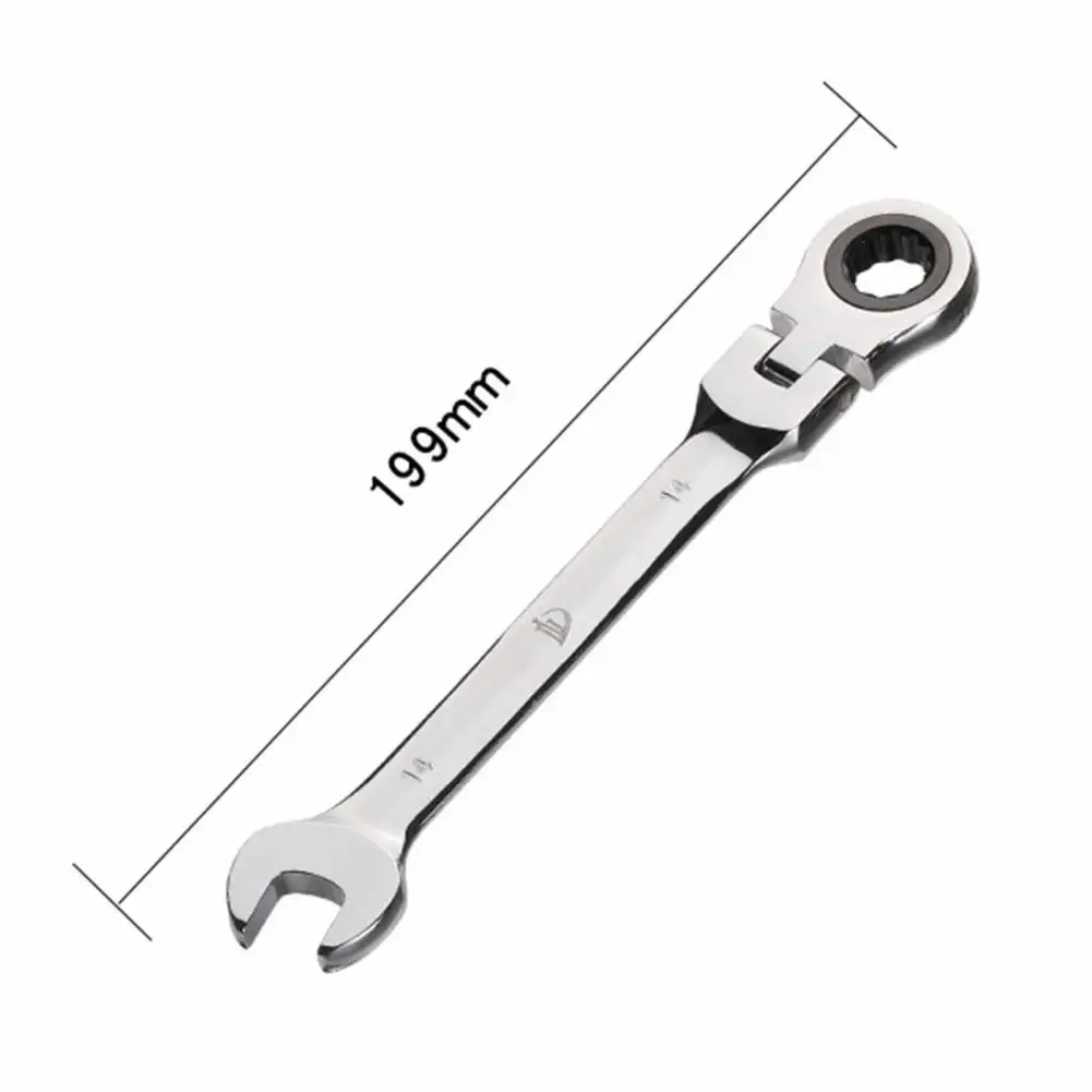 Ratchet Combination Metric Wrench Set Fine Tooth Gear Ring Torque and Socket Wrench Set Nut Tools for Repair