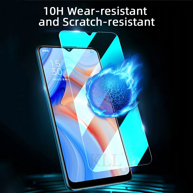 1-3pcs Matte Tempered Glass for OPPO F17 Pro A33 A32 A53 A72 A12 A92 A52 A93 A9 Screen Protector OPPO Reno 5 lite 4 3 2f 2 Glass