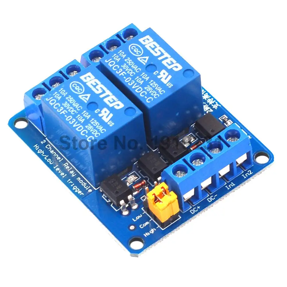 3V 3.3V 1/2/4/8 Channel Relay Module High and low Level Trigger Dual Optocoupler Isolation 3.3V Relay Module