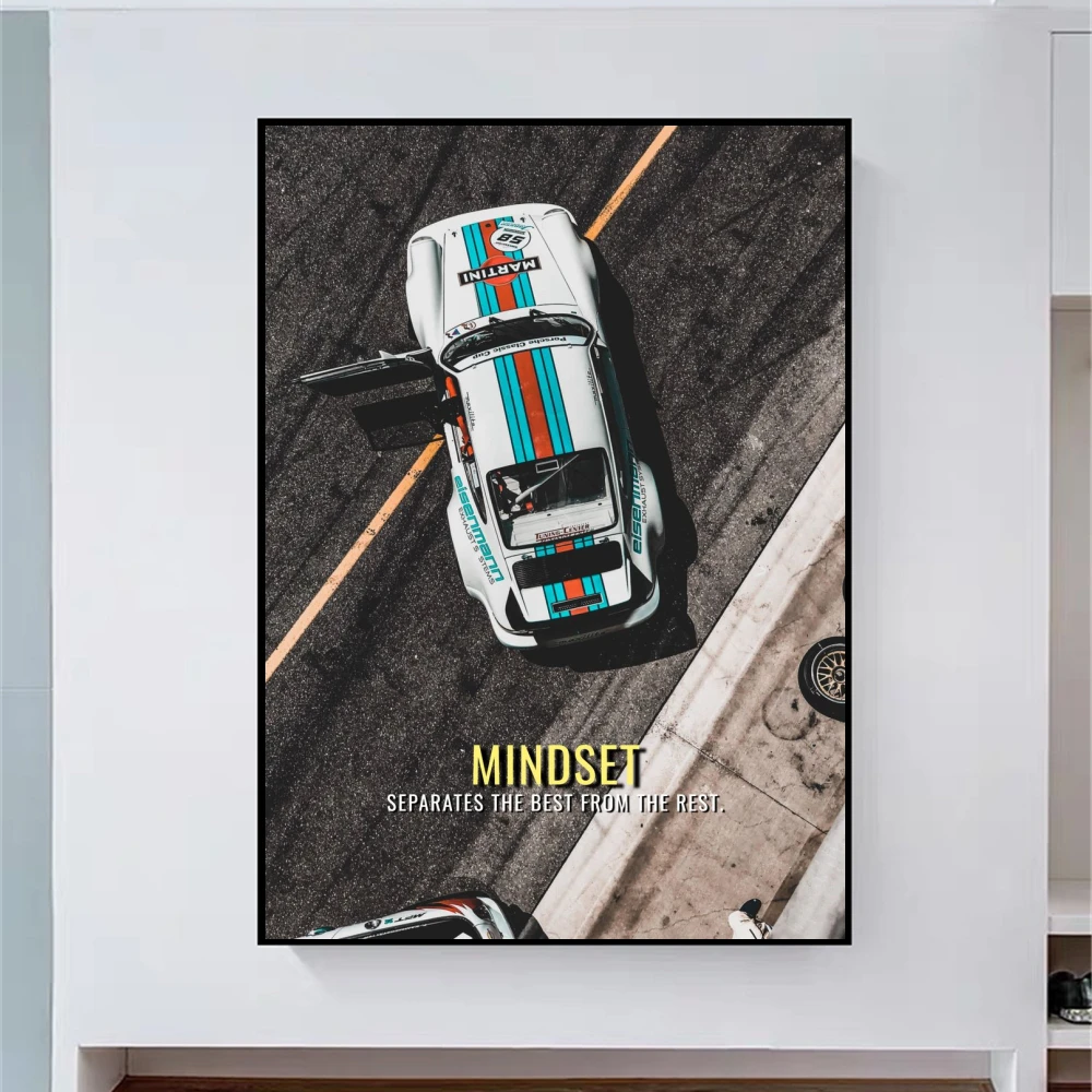 

Лучший спортивный гоночный автомобиль Mindset Куадрос HD Печать Декоративные плакаты настенные картины холст картины спальня домашний декор