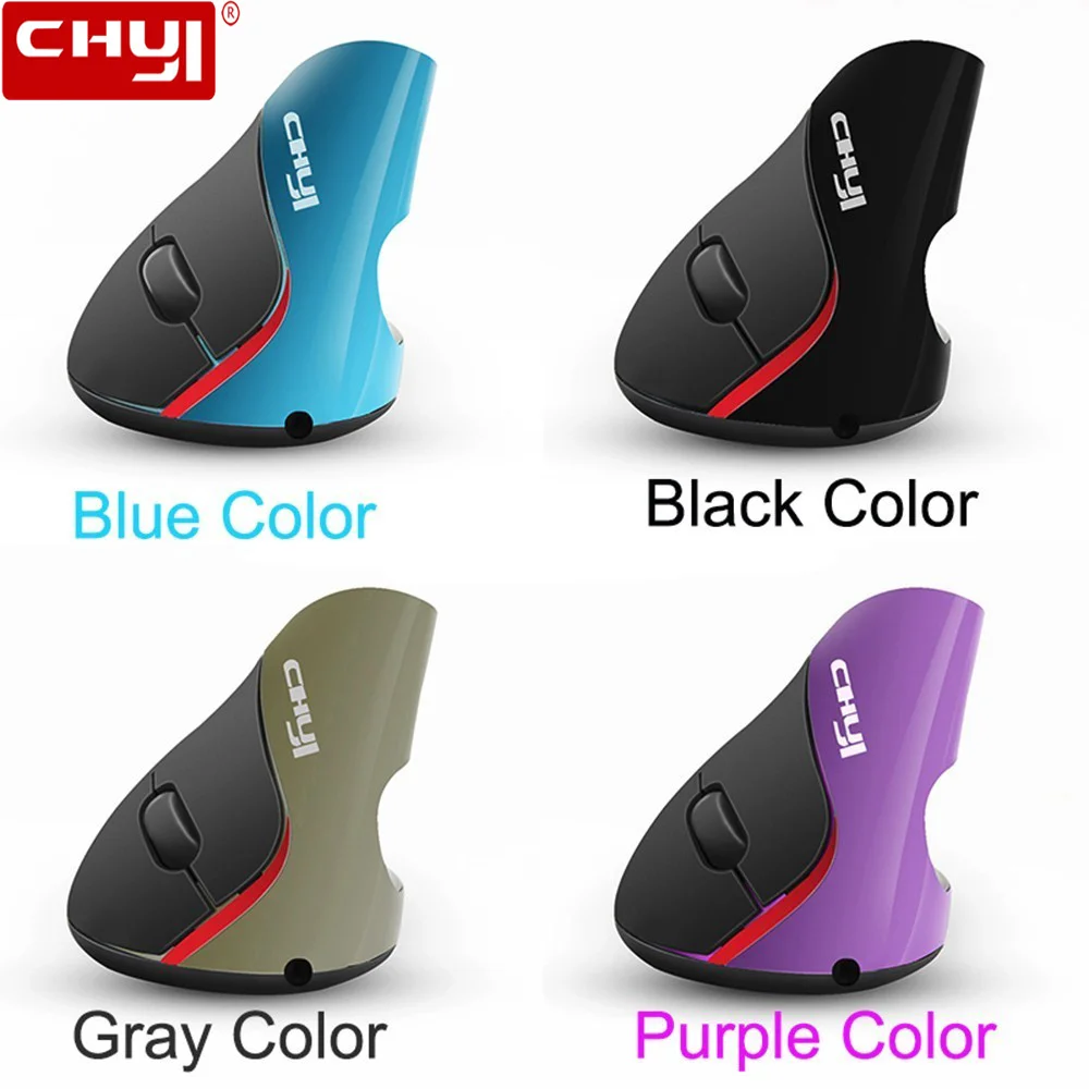 

CHYI Ergonomic Vertical Gaming Mouse Wrist Healing USB Wired Mice Optical Office Gamer Mouse 1600DPI Computer Mause For Laptop