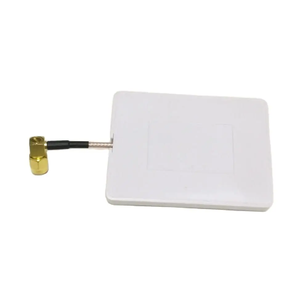 4G LTE Antenna 18dbi High Gain Small Panel Aerial SMA Male Right Angle White for Wireless Modem